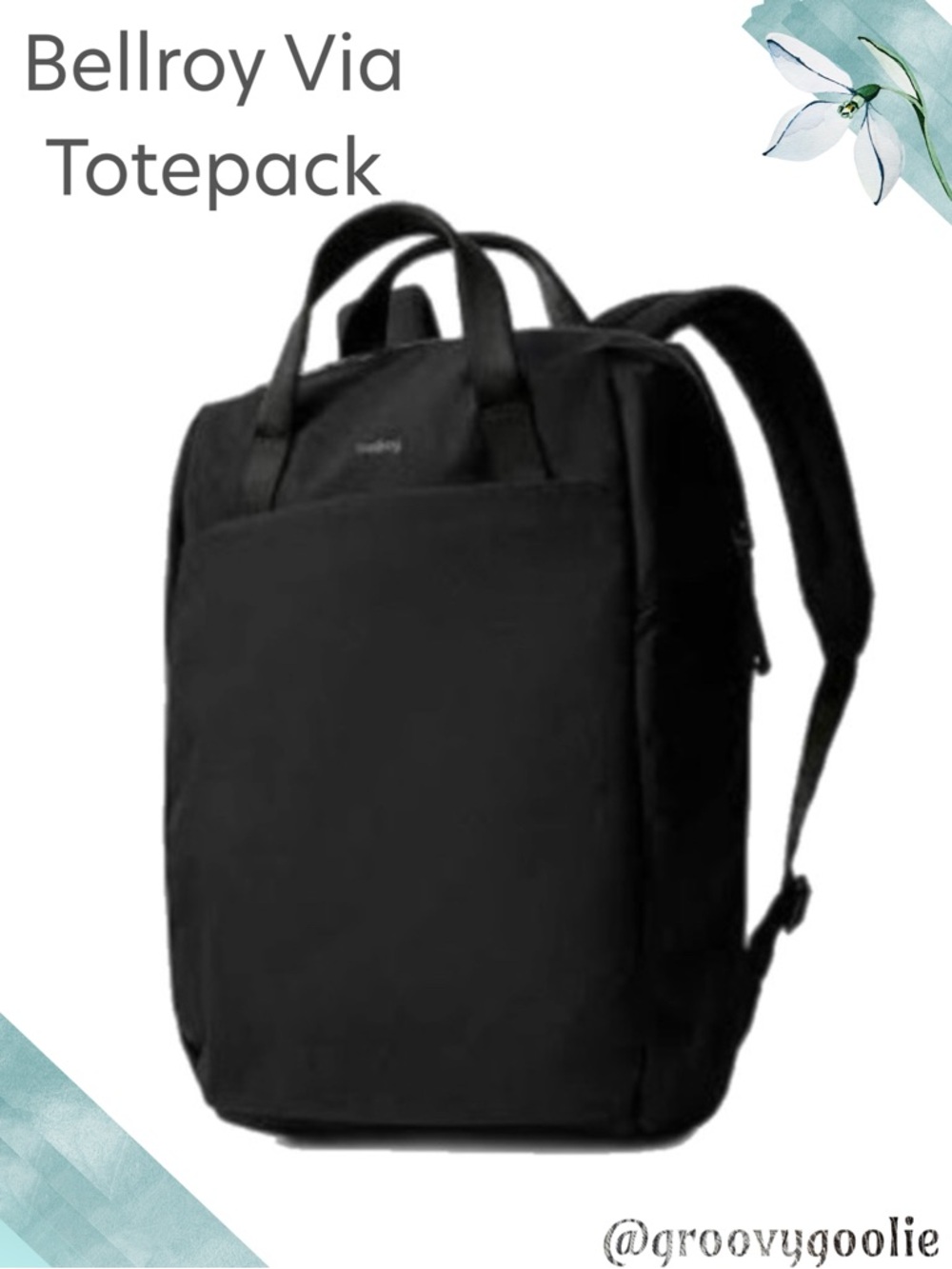 Bellroy Via Black WorkPack EUC!